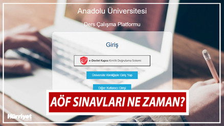 AÖF AKADEMİK TAKVİM 2023-2024 | AÖF sınavları ne zaman yapılacak Açıköğretim sınavları online mı olacak Anadolu Üniversitesi güz dönemi ara sınav (vize) tarihleri