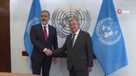 Bakan Fidan, BM Genel Sekreteri Guterres ile görüştü