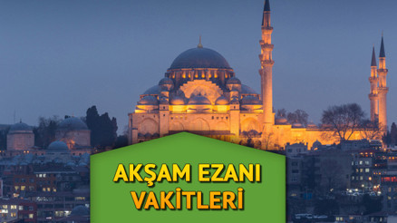 AKŞAM EZANI SAATLERİ 26 EYLÜL SALI: Mevlid Kandilinde akşam ezanı saat kaçta, ne zaman okunacak Diyanet İstanbul, Ankara, İzmir ve diğer illerin ezan vakitleri... AKŞAM EZANI SAATLERİ 26 EYLÜL SALI: Mevlid Kandilinde akşam ezanı saat kaçta, ne zaman okunacak Diyanet İstanbul, Ankara, İzmir ve diğer illerin ezan vakitleri...