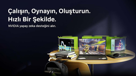 NVIDIA GeForce RTX40 serisi dizüstü bilgisayarlarda yapay zeka ile çalışın, oyun oynayın, yaratıcılığınızı ortaya koyun