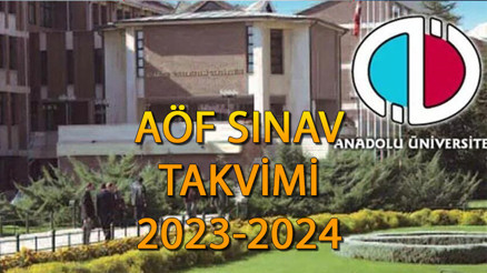 AÖF AKADEMİK TAKVİMİ 2023-2024 (sınav tarihleri) || Anadolu Üniversitesi AÖF sınavları ne zaman, online mı yüz yüze mi olacak