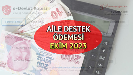 AİLE DESTEK ÖDEMELERİ EKİM 2023: Aile Destek Programı ödemeleri ne zaman, ayın kaçında yatacak İşte e-Devlet ödeme takip ekranı...