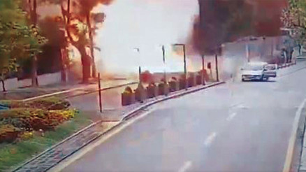 İşte alçak saldırı anı İçişleri’ne roketatarlı saldırı girişimi