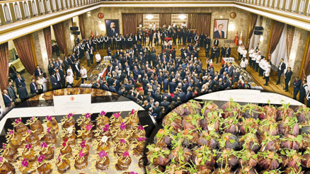 Ödüllü şeften 100. yıl mönüsü... TBMM açılış resepsiyonuna ikramlar damga vurdu