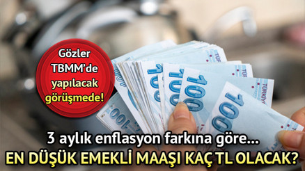 EMEKLİ EK ZAMMI OLACAK MI, ne kadar yapılacak 3 aylık enflasyon farkına göre en düşük emekli maaşı hesaplandı…  Ek zam görüşmesi için gözler TBMM’ye çevrildi İşte, emekli zammı 2023 son durum