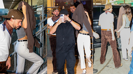 Dolu dizgin aşklarını hala herkesten saklamaya çalışıyorlar: Fotoğrafçıları görünce ceketini kafasına geçiriverdi