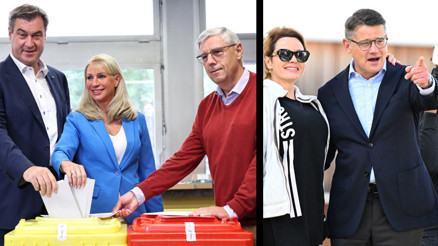 Bavyera’da CSU, Hessen’de CDU kazandı