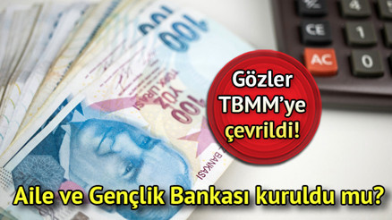 Aile Bankası kuruldu mu, ne zaman kurulacak Aile ve Gençlik Bankası nedir Kanun teklifi için gözler Meclise çevrildi