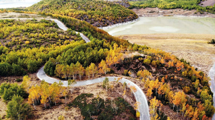 Nemrut Krater Gölünde renk cümbüşü