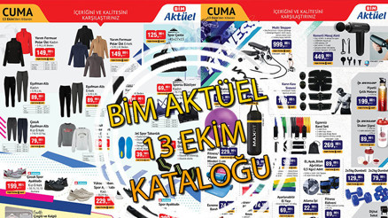 13 Ekim BİM kataloğu 2023 || BİMde bu hafta neler var BİMde Spor Aletleri, Akıllı Bileklik, Saç Kurutma Makinesi olacak....