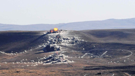 TSK caydırıcılık gücünü gösterdi... Ateş serbest