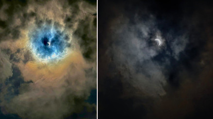 Türkiyeden izlenemeyecek olan halkalı Güneş tutulması Meksikada gözlemlendi