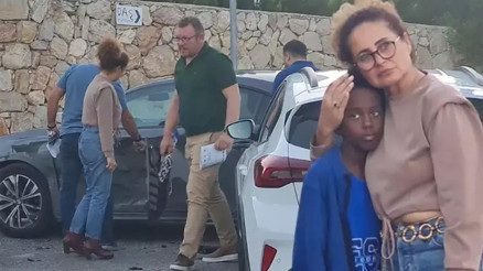 Oyuncu Esra Akkaya Bodrumda kaza yaptı