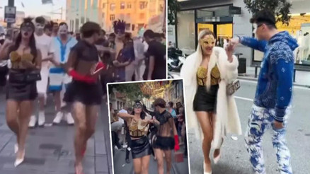 Yüzü maskeli kişiler İstiklal Caddesinde sahte dolar saçmıştı Şüphelilerden sosyal deney sandık savunması