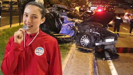 Kayseride otomobilin TIRa arkadan çarptığı kazada milli sporcu Buket Kaya hayatını kaybetti, 2 kişi yaralandı
