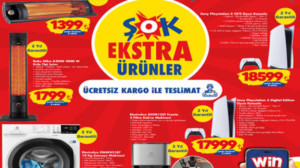 ŞOK 25-31 Ekim Aktüel Ürünler Kataloğu | ŞOK’a 17.999 TL’den Playstation 5 geliyor ŞOK 25-31 Ekim Aktüel Ürünler Kataloğu | ŞOK’a 17.999 TL’den Playstation 5 geliyor