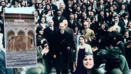 ‘Başöğretmen’in ders verdiği okul... İzmir Kız Lisesi 100 yaşında