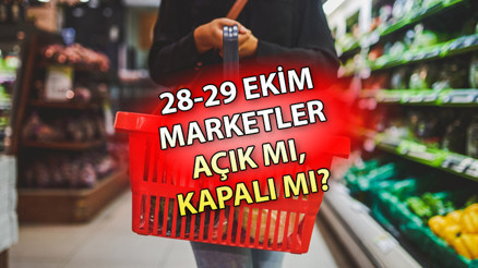 BİM, A101, ŞOK 29 EKİM PAZAR GÜNÜ AÇIK MI, KAPALI MI 29 Ekim Cumhuriyet Bayramı marketler çalışıyor mu İşte, çalışma saatleri bilgisi