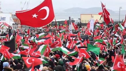 Büyük Filistin Mitingi ne zaman, saat kaçta başlayacak İstanbul Büyük Filistin Mitingi nerede Cumhurbaşkanı Erdoğanın katılımıyla 2023 Büyük Filistin Mitingi saati ve yeri