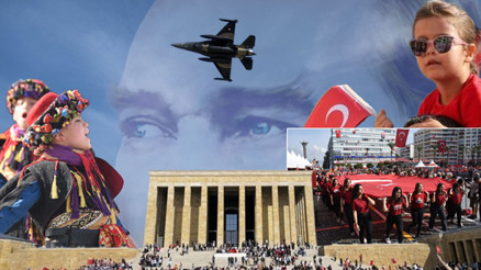 Tüm yurtta 100. yılda Cumhuriyet Bayramı coşkusu