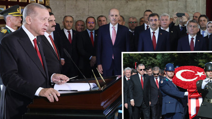Cumhurbaşkanı Erdoğan: Cumhuriyetimiz hiç olmadığı kadar güvendedir Cumhurbaşkanı Erdoğan: Cumhuriyetimiz hiç olmadığı kadar güvendedir
