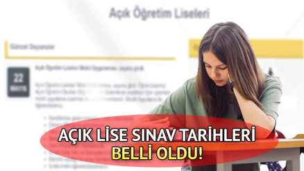 MEB AÖL 1. DÖNEM SINAV TARİHİ AÇIKLANDI Açıköğretim lisesi sınavları ne zaman, saat kaçta yapılacak Açık lise sınavları bu yıl online mı, yüz yüze mi olacak Yeni uygulamaya geçilecek