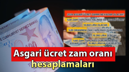 2024 ASGARİ ÜCRET ZAMMI NE KADAR OLACAK Özel sektör çalışanları yeni asgari ücrete kilitlendi… İşte, son dakika asgari ücret gelişmeleri