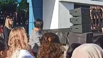 29 Ekim’deki konuşması nedeniyle gözaltına alınmıştı... O öğretmen adli kontrolle serbest
