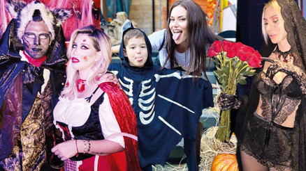 Ünlülerden Cadılar Bayramı paylaşımları