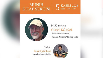 Münih’te kitap sergisi ve söyleşi