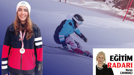 Karsız şehrin milli kayakçısı