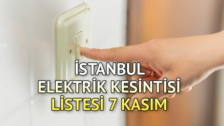 İstanbul elektrik kesintisi listesi: 7 Kasım Salı İstanbulda nerede, hangi ilçelerde elektrik kesintisi olacak Elektrikler ne zaman gelecek BEDAŞ tek tek paylaştı