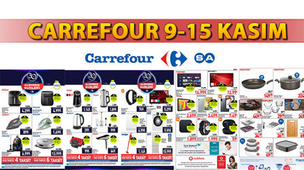 Elektrikli robot süpürge ve Airfryer satışta CarrefourSA 10-15 Kasım indirimli ürünler kataloğu paylaşıldı Elektrikli robot süpürge ve Airfryer satışta CarrefourSA 10-15 Kasım indirimli ürünler kataloğu paylaşıldı