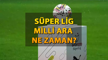 Süper Lig milli ara ne zaman başlayacak, kaç gün sürecek İşte, Süper Lig 2023-2024  milli ara tarihleri
