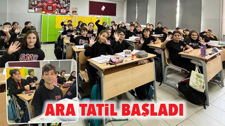 Ara tatil başladı Ara tatil başladı