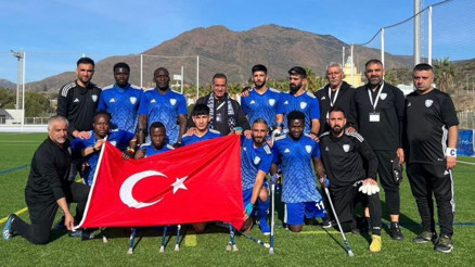 Ampute Futbol Şampiyonlar Ligi şampiyonu Şahinbey Namağlup gelen zafer...