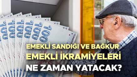EMEKLİ SANDIĞI-BAĞKUR İKRAMİYESİ YATTI MI | 5 Bin TL emekli ikramiyesi ne zaman verilecek İşte emekli Sandığı ve Bağkur 5000 TL emekli ikramiyeleri ödemesi son durum