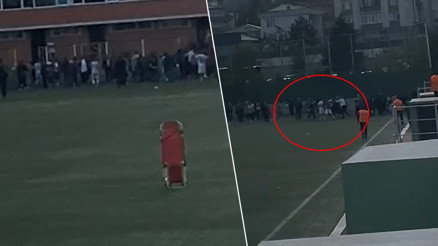 Büyükçekmece Tepecikspor - Darıca Gençlerbirliği maçında silahlı saldırı iddiası