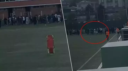 Büyükçekmecede futbol maçında silahlı saldırı iddiası