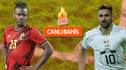 Fenerbahçeli Batshuayi ve Tadic, milli takımda karşı karşıya Belçika-Sırbistan iddaa oranları, muhtemel 11ler... Fenerbahçeli Batshuayi ve Tadic, milli takımda karşı karşıya Belçika-Sırbistan iddaa oranları, muhtemel 11ler...