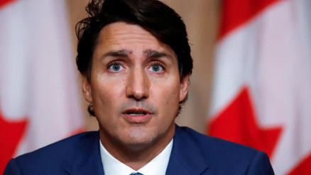 Kanada Başbakanı Trudeauya Gazze protestosu Kanada Başbakanı Trudeauya Gazze protestosu