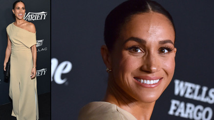 Meghan başladığı yere döndü: Kırmızı halısına kavuştu