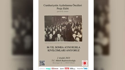 Türkiye’den Batı’ya gönderilen ‘kıvılcımlar’a Münih’te anma