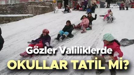 BUGÜN OKULLAR TATİL Mİ, HANGİ İLLERDE Son dakika 21 Kasım Salı okullar tatil edildi mi, nerelerde okullar tatil oldu Bugün okul var mı  İşte eğitim öğretime ara verilen il ve ilçeler...