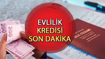 EVLİLİK KREDİSİ SON DAKİKA YASALAŞTI Yeni evlenecek çiftlere 2 yıl ödemesiz 150 bin evlilik kredisi ne zaman, devlet destekli evlilik kredisi başvuru şartları neler Gözler Resmi Gazetede