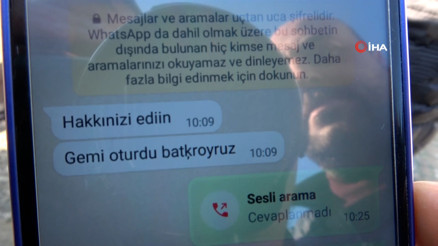 Kayıp mürettebatın son mesajı Hakkınızı helal edin, batıyoruz oldu