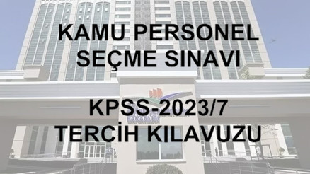 KPSS-2023/7 PERSONEL ALIMI TERCİH SAYFASI: ÖSYM Çevre, Şehircilik ve İklim Değişikliği Bakanlığı personel alımı tercih ekranı açıldı İşte kılavuz ile alım yapılacak kadrolar ve aranan nitelikler...