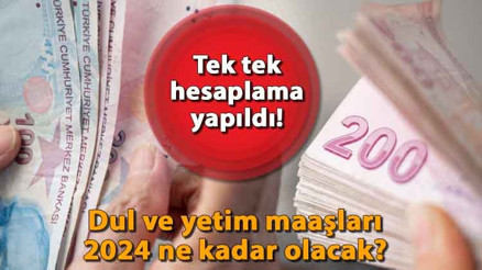 DUL VE YETİM ZAMLI MAAŞLAR 2024 NE KADAR OLACAK Ocak’ta en düşük ve en yüksek dul ve yetim maaşı hesaplamaları