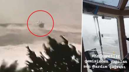 Karadeniz Ereğlide batan Kafkametler gemisinin son yardım çağrısı ortaya çıktı