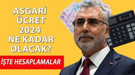 ASGARİ ÜCRET 2024 YILINDA NE KADAR OLACAK Asgari ücretle yaşlılık maaşı, engelli aylığı, staj ücreti değişiyor